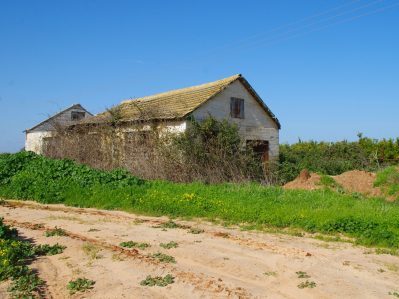 derelict house in the country