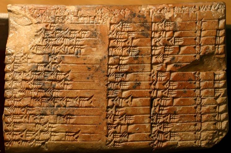 Una tablilla babilonica ejemplo geometria mas antiguo Plinton 322