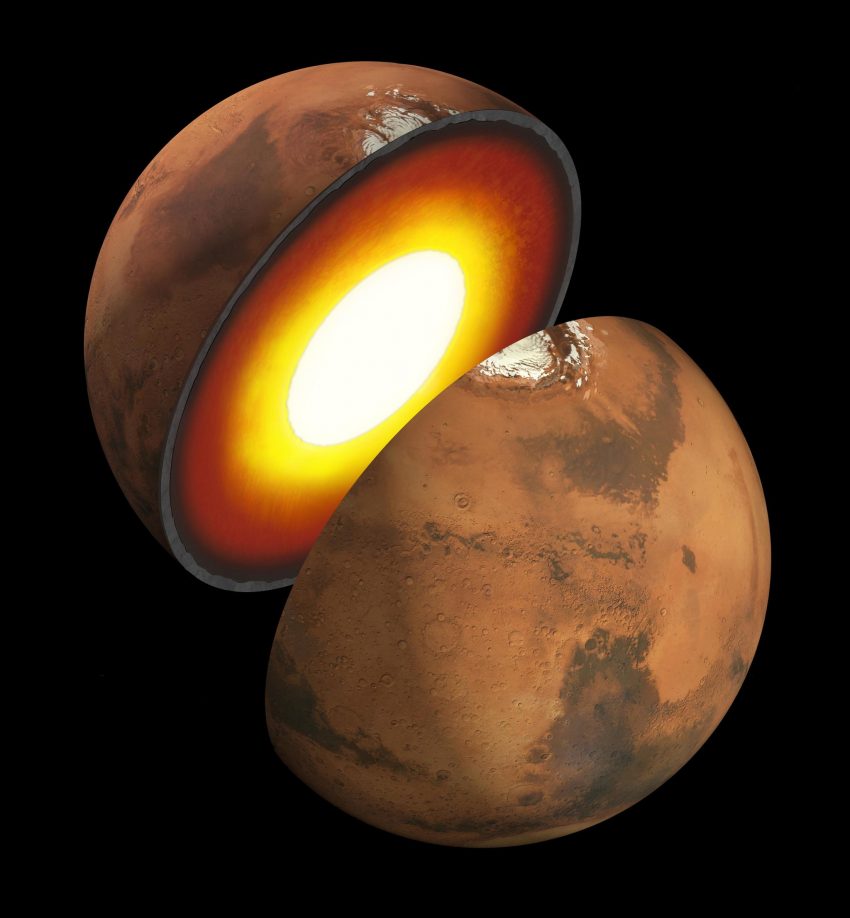 Revelada la estructura interna de Marte 2