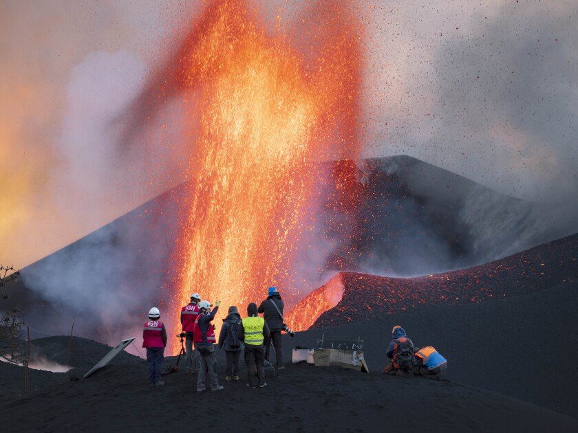 Ciencia en el volcan de La Palma