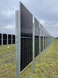 Paneles solares verticales